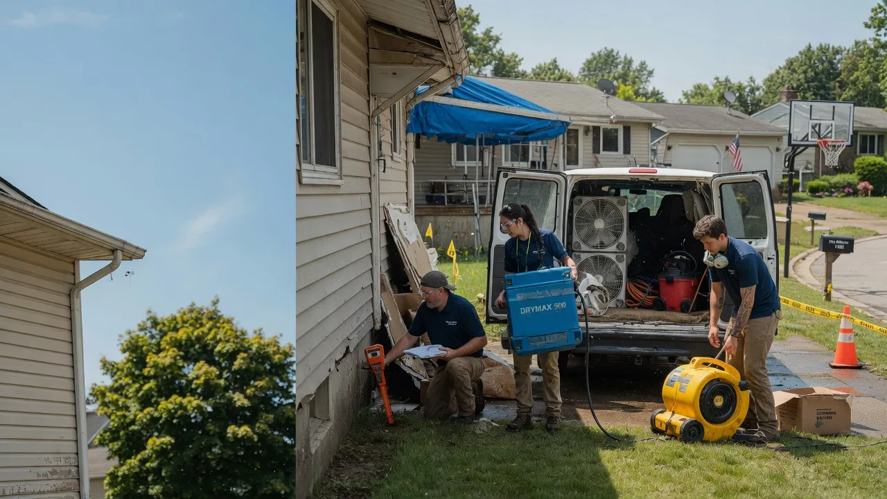 Ceiling Leak Cleanup in Morgantown, WV near me